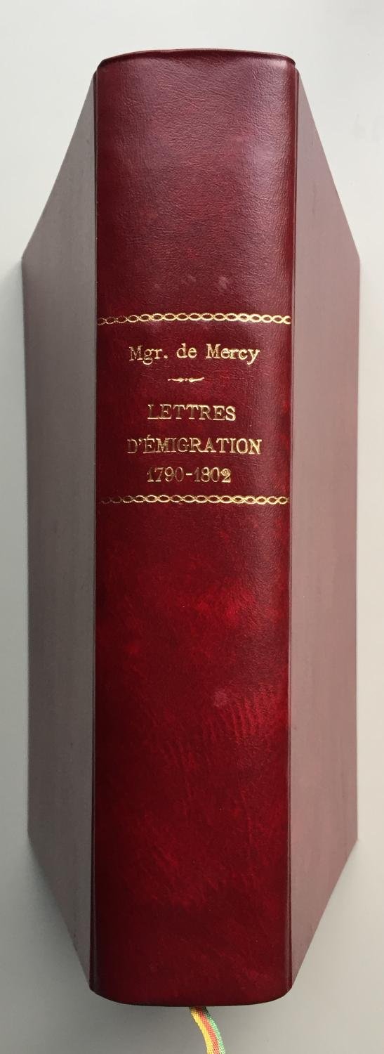 Lettres d'émigration : 1790-1802 - Marie-Charles-Isidore de Mercy, Louis Delhommeau, Laurent Charrier, Thierry Heckmann, Diocèse Eglise catholique – Image 3